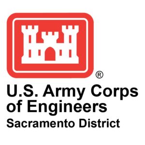Logo for the U.S. Army Corps of Engineers Sacramento district.