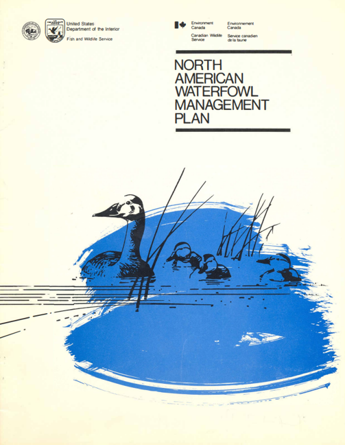 Image of the cover of North American Waterfowl Mangement Plan.