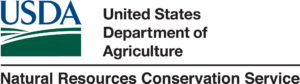 Logo for United States Department of Agriculture Natural Resource Conservation Service.